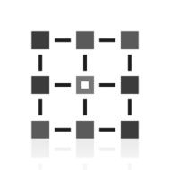 Flowchart icon on a white background - Prime Series N5