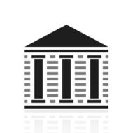 Bank icon on a white background - Prime Series N4