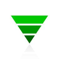 Pyramid icon on a white background - Fresh Series N5