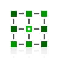 Flowchart icon on a white background - Fresh Series N5