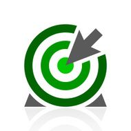 Target icon on a white background - Fresh Series N4