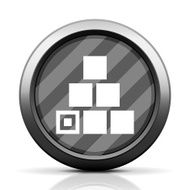 Logistics icon on a round button - Elite Series N2