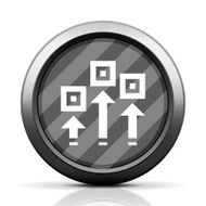 Logistics icon on a round button - Elite Series N3