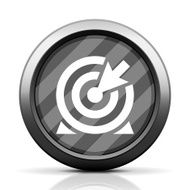 Target icon on a round button - Elite Series N4