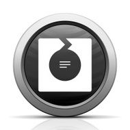 Chevron Chart icon on a round button - Elect Series N3