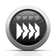 Flowchart icon on a round button - Elect Series N4