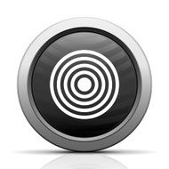 Target icon on a round button - Elect Series N3