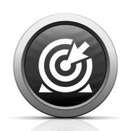 Target icon on a round button - Elect Series N4