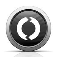 Chevron Chart icon on a round button - Elect Series N6
