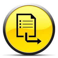 Document icon on a round button - Curve Series