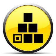 Logistics icon on a round button - Curve Series N2