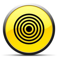 Target icon on a round button - Curve Series N3