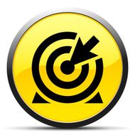 Target icon on a round button - Curve Series N4