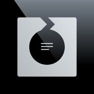 Chevron Chart icon on a black background - Core Series N2