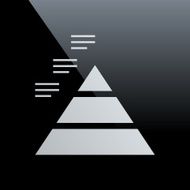 Pyramid icon on a black background - Core Series N4
