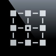 Flowchart icon on a black background - Core Series N5