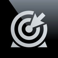 Target icon on a black background - Core Series N4