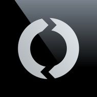 Chevron Chart icon on a black background - Core Series N5