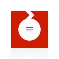 Chevron Chart icon on a white background - Color Series N3