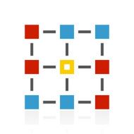 Flowchart icon on a white background - Color Series N5