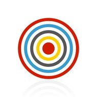 Target icon on a white background - Color Series N3