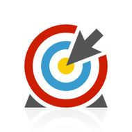 Target icon on a white background - Color Series N4