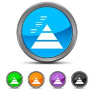 Pyramid icon on circle buttons - Circled Series N4