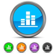 Bar Graph icon on circle buttons - Circled Series N10