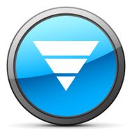 Pyramid icon on a round button - Bright Series N5