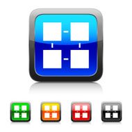 Flowchart icon on color buttons - Style Series N8