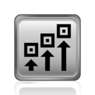 Logistics icon on a square button - Steel Series N5