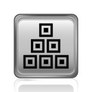 Logistics icon on a square button - Steel Series N6