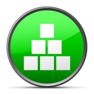 Logistics icon on a round button - Slender Series N4