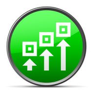 Logistics icon on a round button - Slender Series N5
