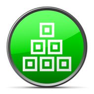 Logistics icon on a round button - Slender Series N6