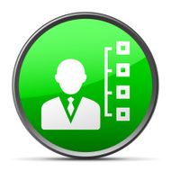 Businessman icon on a round button - Slender Series N11