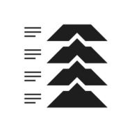 Flowchart icon on a white background - Single Series N7
