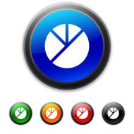 Pie Chart icon on round buttons - Shined Series N3