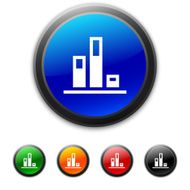 Bar Graph icon on round buttons - Shined Series N12