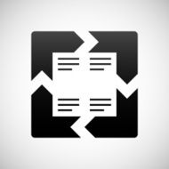 Chevron Chart icon on a white background - Shade Series N8