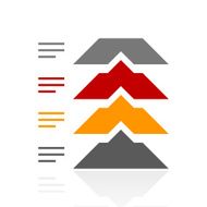 Flowchart icon on a white background - Pro Series N7