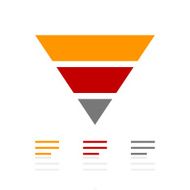 Pyramid icon on a white background - Pro Series N6