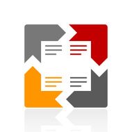 Chevron Chart icon on a white background - Pro Series N8