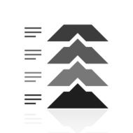 Flowchart icon on a white background - Prime Series N7