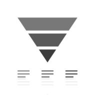 Pyramid icon on a white background - Prime Series N7