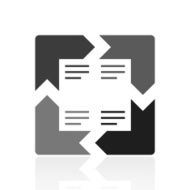 Chevron Chart icon on a white background - Prime Series N8