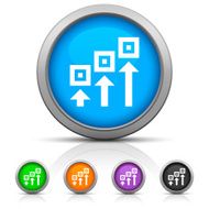 Logistics icon on round buttons - Gloss Series N5