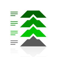Flowchart icon on a white background - Fresh Series N7