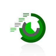 Coxcomb Chart icon on a white background - Fresh Series N3