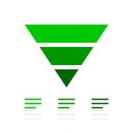 Pyramid icon on a white background - Fresh Series N7